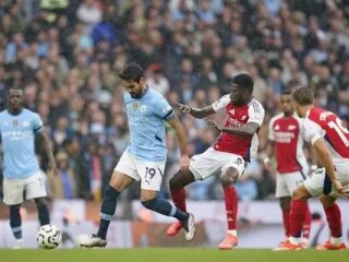 Liga Inggris: Stones buyarkan kemenangan  Arsenal di kandang Man City