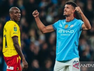 City menang tipis atas Watford, Chelsea pesta gol di Piala Liga Inggris