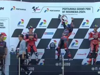 Jorge Martin juara MotoGP Mandalika, Bagnaia harus puas di podium ketiga