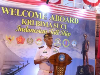 Kapal layar KRI Bima Suci, mulai misinya di Shanghai China