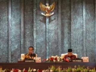 Akrab !!! Suasana sidang paripurna terakhir Kabinet Indonesia Maju, Jokowi: Dukung program Prabowo