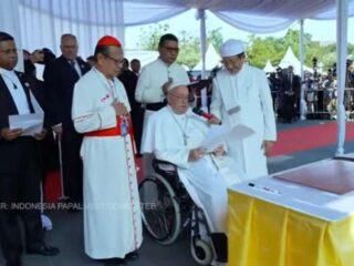 Paus Fransiskus jadi  saksi pemanfaatan terowongan penghubung Masjid Istiqlal-Gereja Katedral