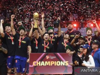 Pelita Jaya menuai sukses menjuarai turnamen Bola Basket Indonesia
