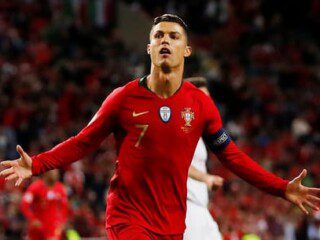 Cetak gol, Ronaldo bantu Portugal belum terkalahkan di UEFA Nations League