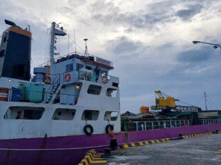 Kapal pengangkut sudah tiba di Amurang, 900 ekor babi diharapkan dapat stabilkan harga jelang Natal