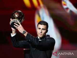 Pemain City dan Barca peraih penghargaan Ballon d'Or 2024