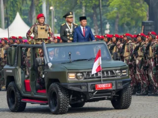 Pidato Jokowi di HUT TNI: Jangan ada riak ganggu pergantian presiden dan Pilkada