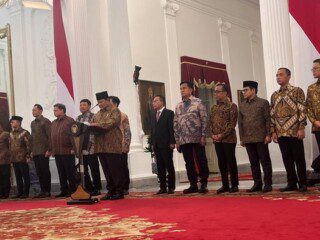 Inilah susunan menteri Kabinet Merah Putih Prabowo-Gibran