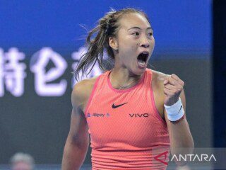 Petenis China, Zheng Qinwen.(foto:Ist)