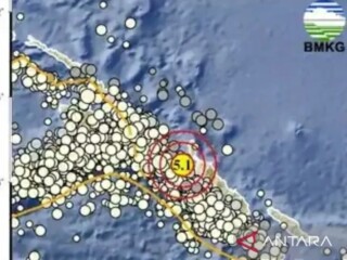 Keerom Papua diguncang gempa magnitudo 5,1, masyarakat diimbau tenang