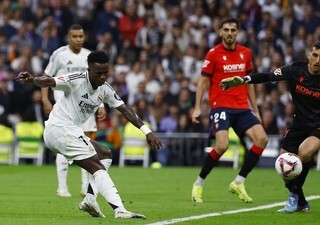 Real Madrid kembali bangkit, pesta gol atas Osasuna, Vinicius cetak hattrick