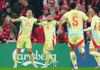 Bekuk Denmark 2-1, Spanyol melangkah ke perempat final EUFA Nations League