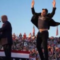Elon Musk mengungkapkan kebahagiannya ketika Donald Trump menang Pilpres AS. (AP/AP)