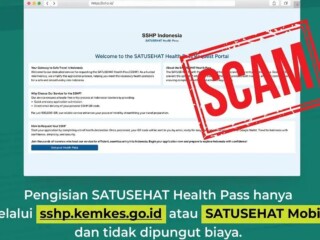 Waspada !!! Situs SATUSEHAT 'Health Pass' palsu