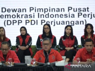 Meski baru dalam versi “Quick Count”, Hasto bilang PDIP menang di 14 provinsi dan 247 kabupaten/kota