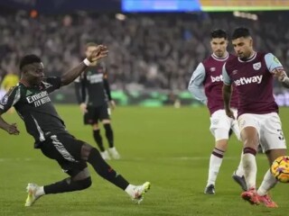 Bukayo Saka jadi bintang saat Arsenal pesta gol ke gawang West Ham 5-2