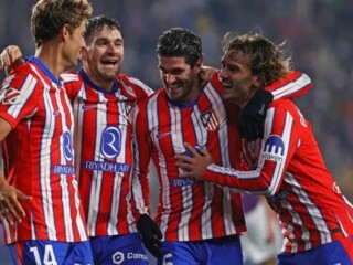 Atletico  gusur Real Madrid di peringkat dua usai menang 5-0 lawan Valladolid