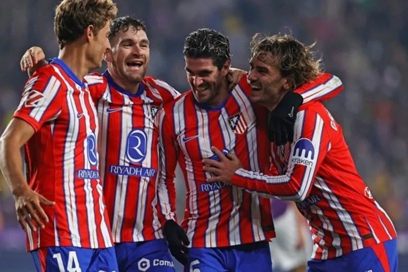 Atletico Madrid menang besar 5-0 saat bermain di kandang Real Valladolid dalam lanjutan LaLiga 2024/25 di Stadion Nuevo Jose Zorrilla pada Minggu (1/12/2024). ANTARA/AtleticoMadrid