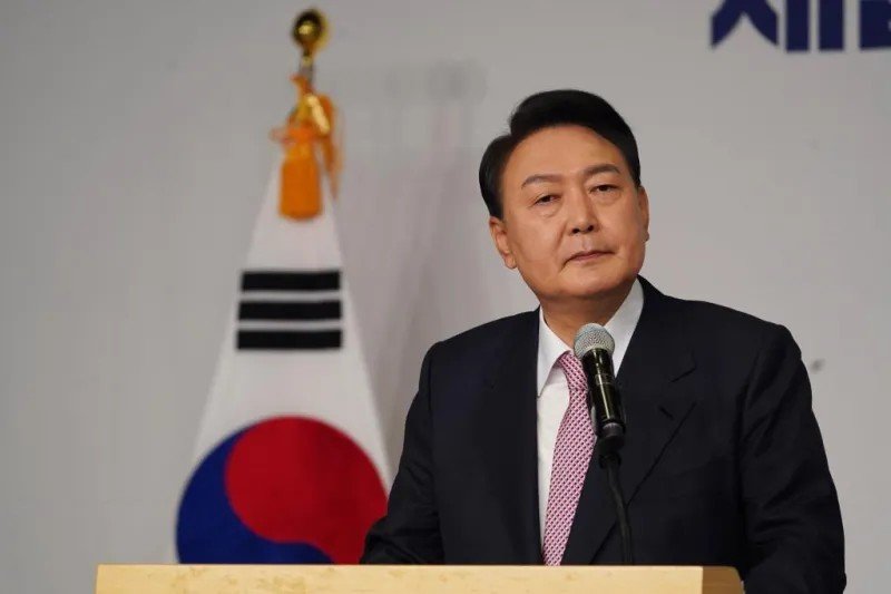 Presiden Korea Selatan Yoon Suk Yeol .