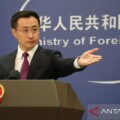 Juru Bicara Kementerian Luar Negeri China Lin Jian. ANTARA/Desca Lidya Natalia.