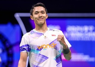 Pebulu tangkis Jonatan Christie lolos ke semifinal BWF World Tour Finals. (Foto: Dok.PBSI)