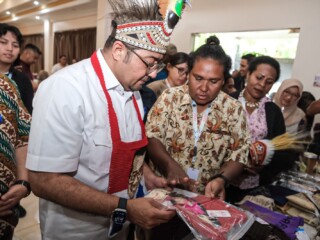 Kementerian Ekraf dorong peningkatan kompetensi pelaku kuliner, kriya dan fesyen di Merauke