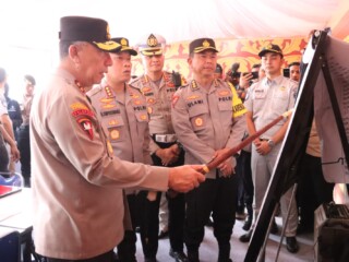 Kapolresta Barelang dampingi Kapolda Kepri tinjau kesiapan pos terpadu di Kota Batam