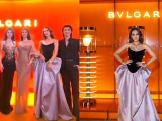 Tampil elegan di acara internasional Bvlgari Thailand, Luna Maya pukau audiens