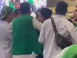 Mukernas II PPP di Ancol sempat ricuh, kerah baju Ketua DPP sampai ditarik