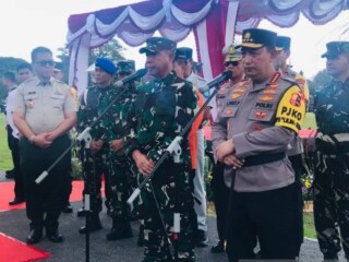 Polri siagakan 141.605 personel gabungan, TNI kerahkan kapal perang dan Hercules dukung pengamanan Nataru
