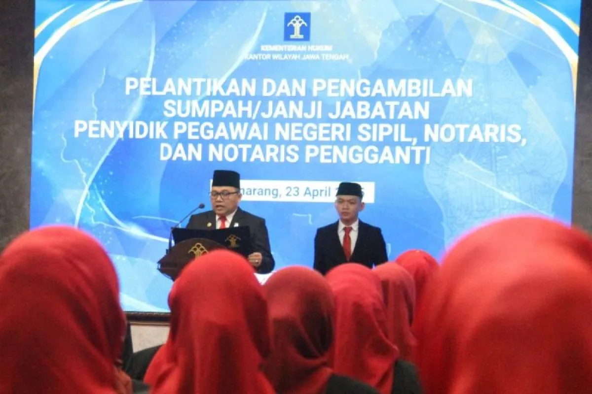 Sepanjang tahun 2025, tujuh notaris di Jateng diperiksa terkait pelanggaran kenotariatan