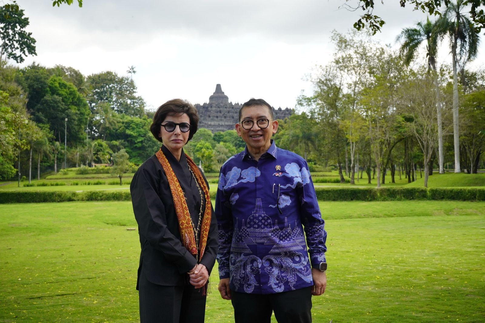 Sambut Menbud Prancis di Borobudur, Fadli Zon tampilkan pameran peradaban Nusantara