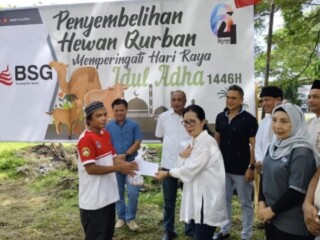 BSG serahkan 18 hewan kurban kepada masyarakat Sulut dan Gorontalo
