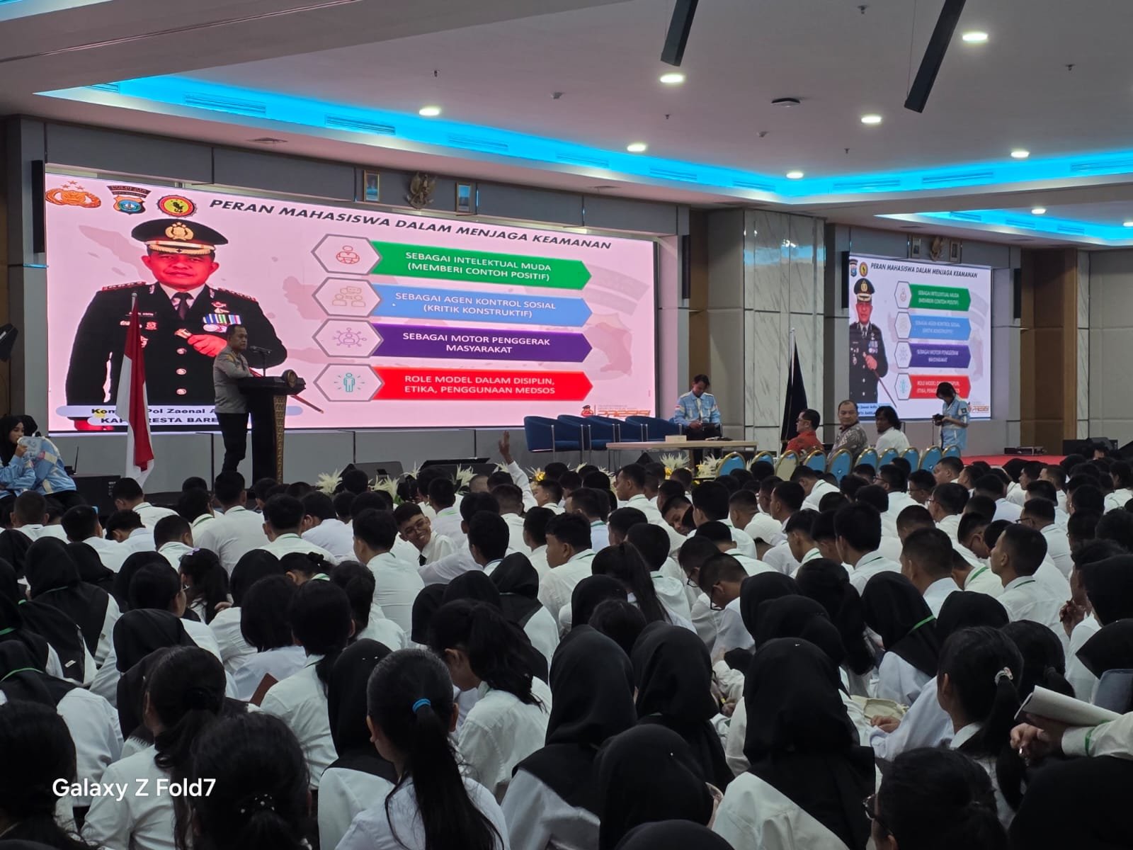 PKKMB Batam 2025: Kapolresta Barelang dorong mahasiswa jadi agen perubahan