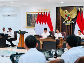 Presiden Prabowo puji Jokowi dan capaian pangan di Istana Merdeka