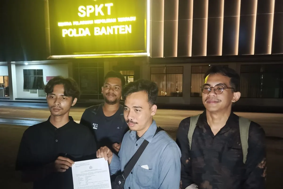 Dugaan kekerasan jurnalis di Serang, dilaporkan ke Polda Banten