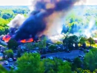 Gereja Michigan terbakar usai penembakan massal