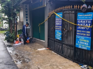 Gas bocor setrikaan picu kebakaran laundry di Tangsel