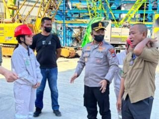 Kebakaran menara 'Scrubber' PT SLNC Morowali, 2 korban luka