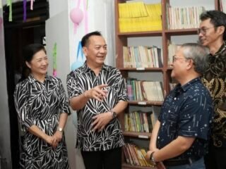 Wali Kota Caroll terima kunjungan Perpusnas, dorong penguatan literasi warga lewat KKN Unima