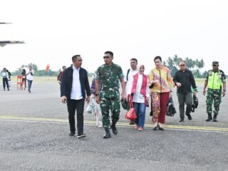 Gubernur Sulteng dan Pangdam XXIII/Palaka Wira tiba siap hadiri HUT ke-12 Morowali Utara