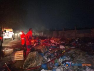 Kebakaran di Pasar Jodoh diduga akibat pembakaran sampah liar