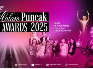 Malam ini, puncak AMI Awards 2025 disiarkan langsung Garuda TV