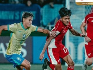 Timnas Indonesia menyerah 0-4 di tangan Brazil