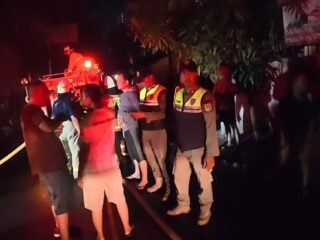Kebakaran malam hari di Bendungan Hilir, hingga tujuh rumah hangus dilalap api