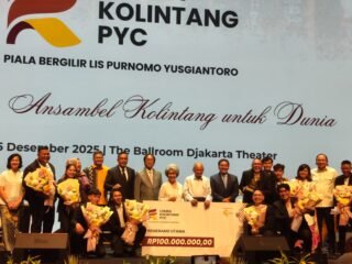 Lomba Musik Kolintang Piala Bergilir Lis Purnomo Yusgiantoro, HAPS Entertainment juara raih hadiah Rp100 juta