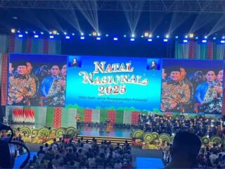 Hadiri Natal Nasional 2025 bersama Gibran, Presiden Prabowo: Fitnah itu tidak bagus, semua agama tidak mengizinkan