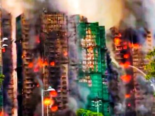 Hong Kong revisi jumlah korban kebakaran apartemen jadi 168 orang tewas