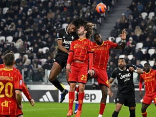 Lecce curi poin di Turin, Juventus harus puas skor imbang
