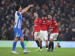 Old Trafford dibungkam, MU tumbang dari Brighton dan angkat koper dari Piala FA